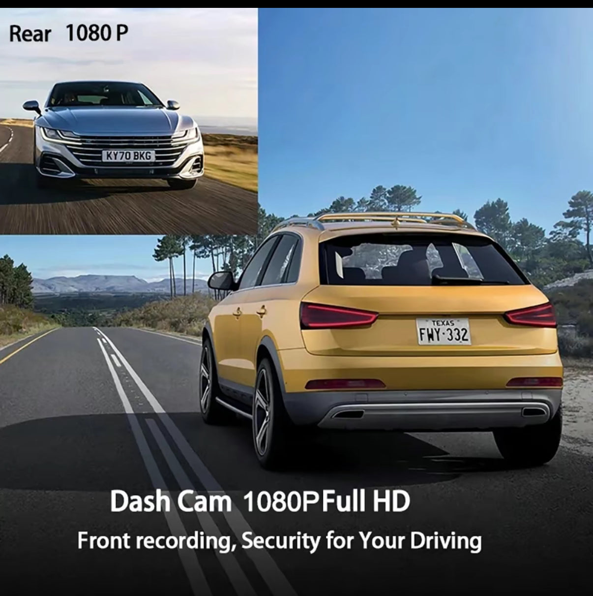 Dash Cam 1080P Full HD
Touchscreen Dash Cam
Front and Rear Camera
32GB SD Card Included
Night Vision Dash Cam
Loop Recording
Wide-Angle Dash Cam
G-Sensor & Parking Mode
Best Dash Cam for Cars
Easy Install Dash Cam