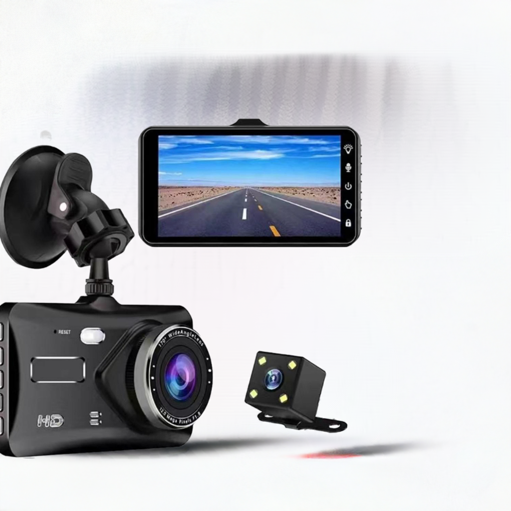 1080p Touch Screen Dash Camera | Dual Cam, Loop Recording, Best Car Dash Cam